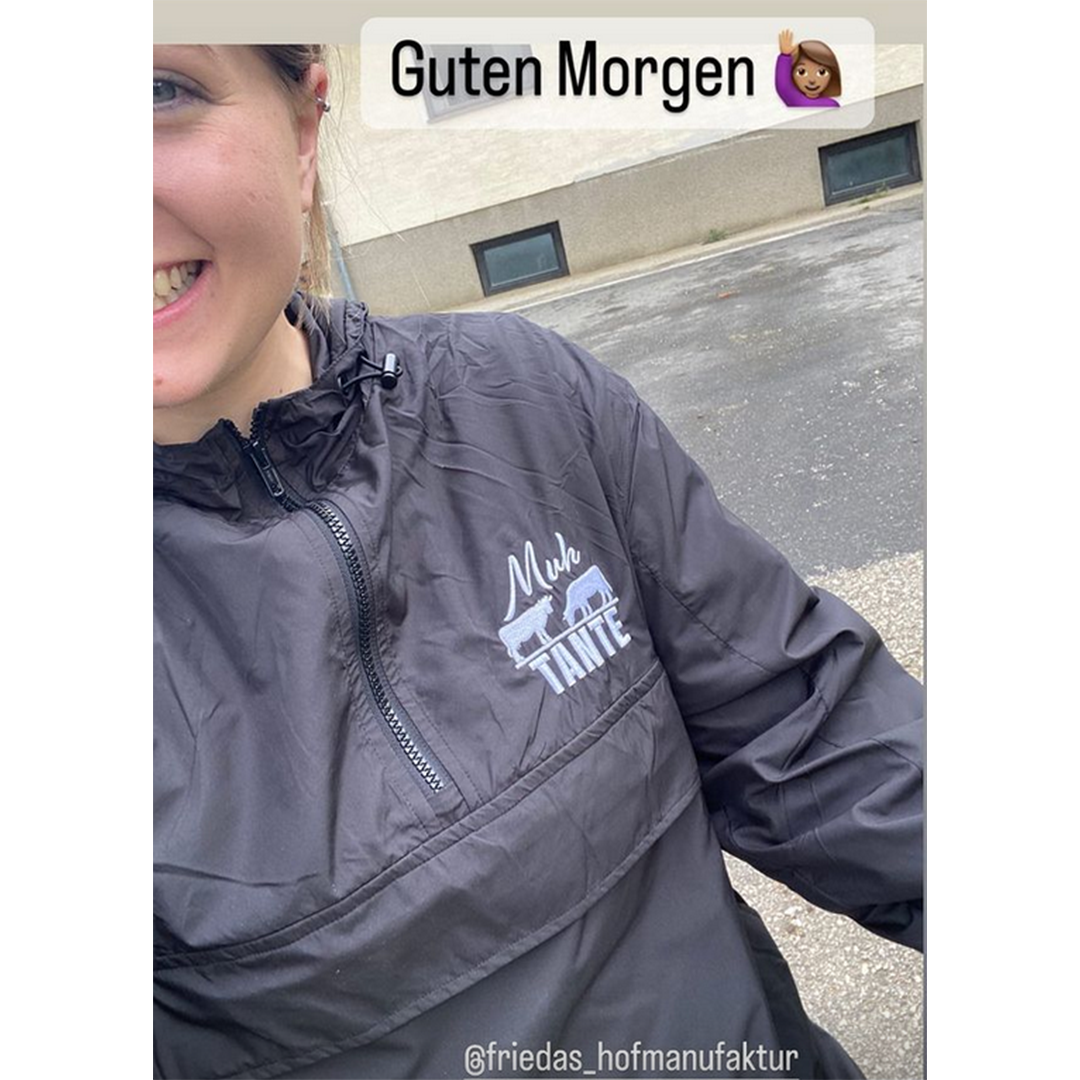 Muh Tante - Kühe - Urban Windbreaker mit Stick
