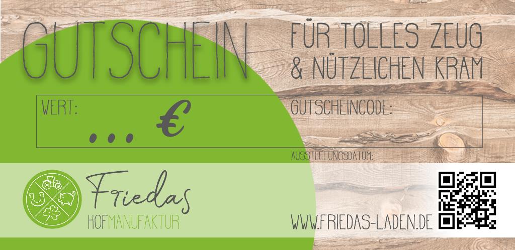 Geschenkgutschein per email - zum selber ausdrucken